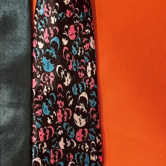 6/$25Stylish Teal and Multicolor Dogs ties Bag NWOT - Picture 9 of 11